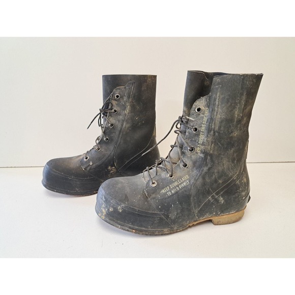 Vintage Bata Mickey Mouse 10 US Military Extreme Cold Weather Boot Vietnam 1969 - Picture 2 of 10